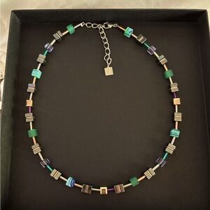 COEUR de LION Geo Cube Necklace